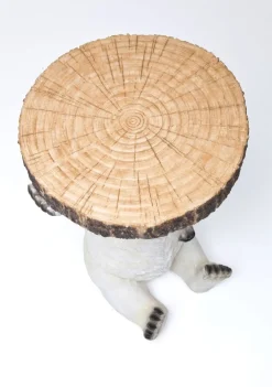 Stoliki Kawowe*KARE Design Stolik Bear ∅37 Cm Biały