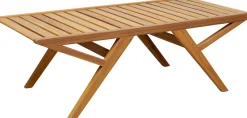Stoliki Kawowe*KARE Design Stolik Do Ogrodu Z Drewna Akacjowego Olejowany 120x60 Cm