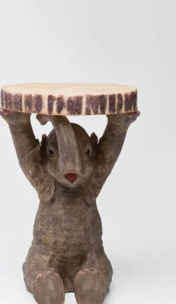Stoliki Kawowe*KARE Design Stolik Elephant ∅36 Cm Brązowy