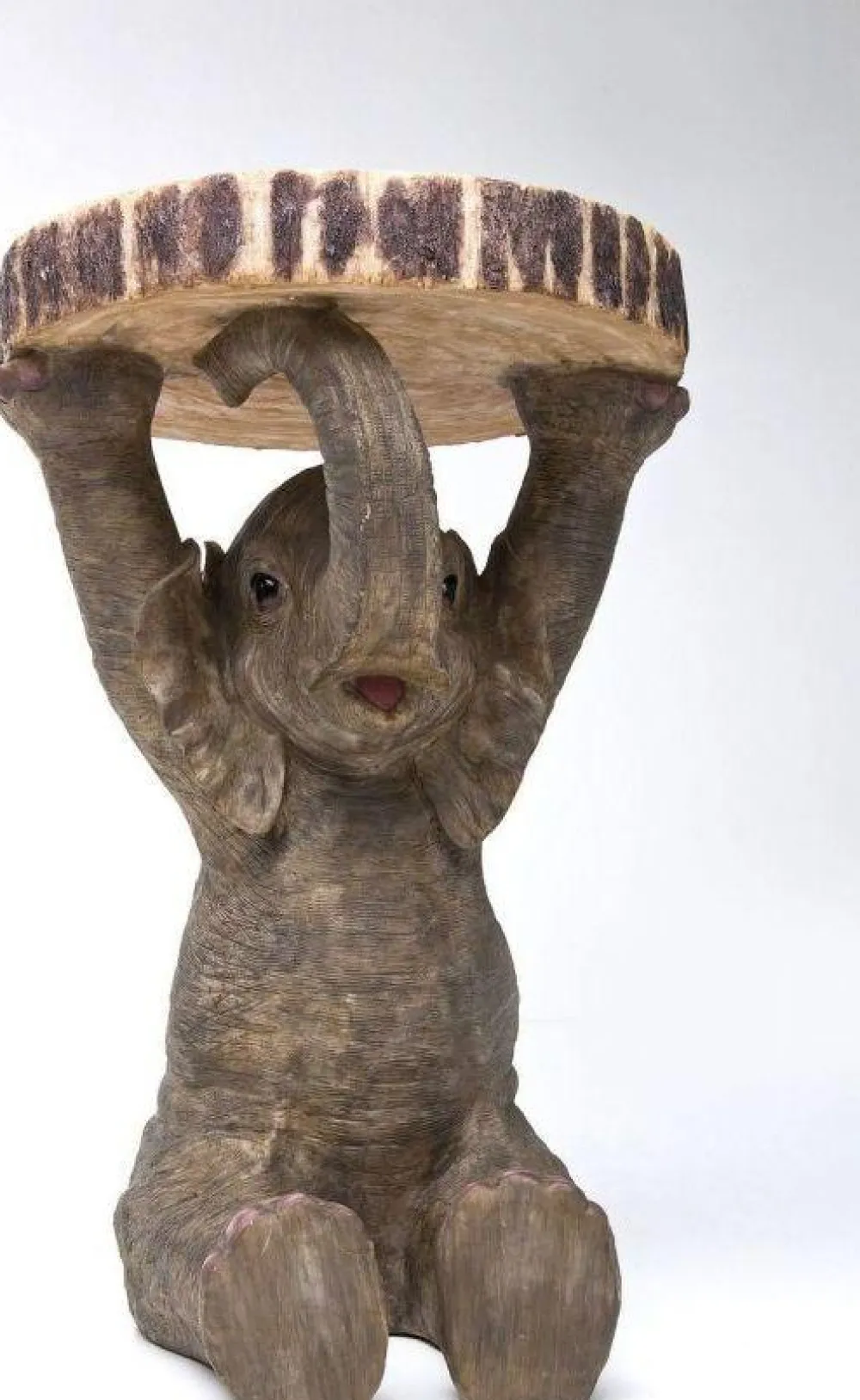 Stoliki Kawowe*KARE Design Stolik Elephant ∅36 Cm Brązowy
