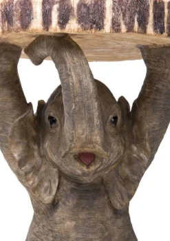 Stoliki Kawowe*KARE Design Stolik Elephant ∅36 Cm Brązowy