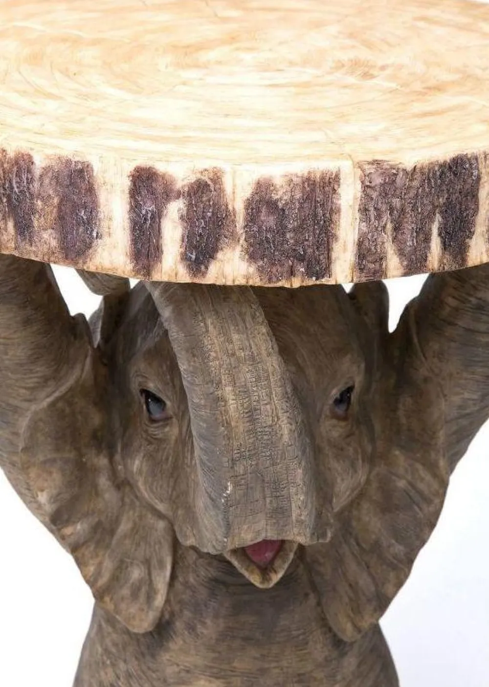 Stoliki Kawowe*KARE Design Stolik Elephant ∅36 Cm Brązowy