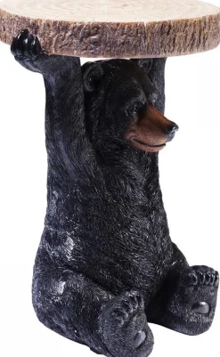 Stoliki Kawowe*KARE Design Stolik Kawowy Animal Mini Bear 25x36 Cm Czarny