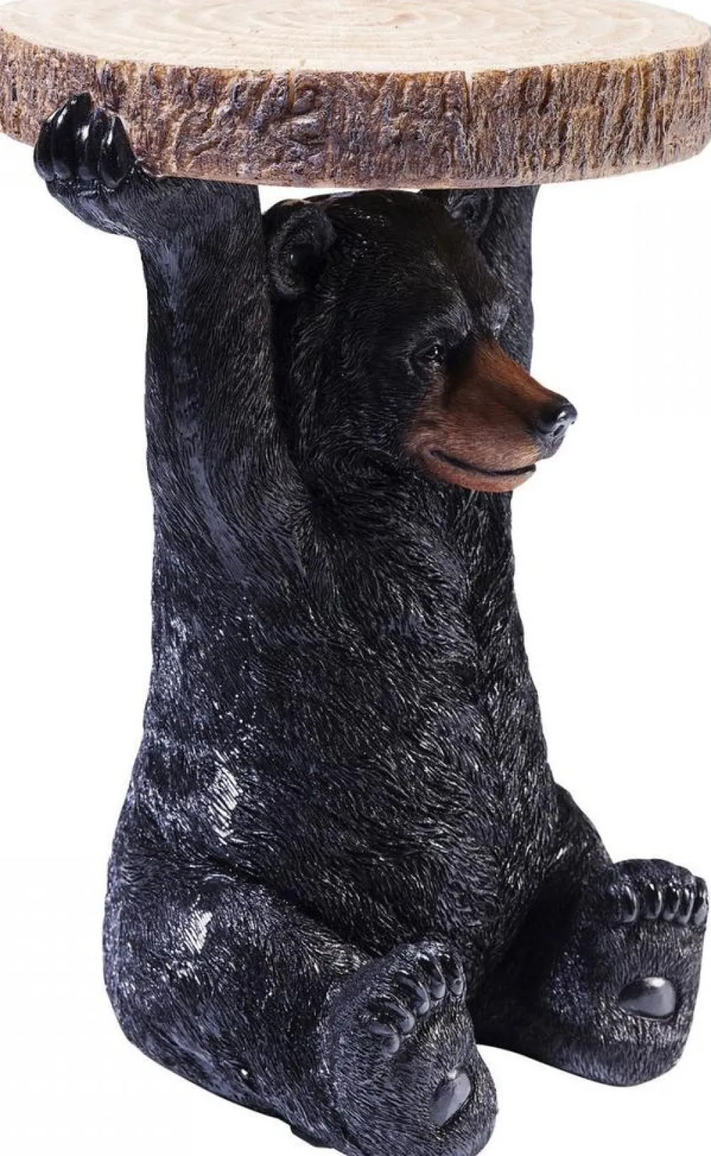 Stoliki Kawowe*KARE Design Stolik Kawowy Animal Mini Bear 25x36 Cm Czarny
