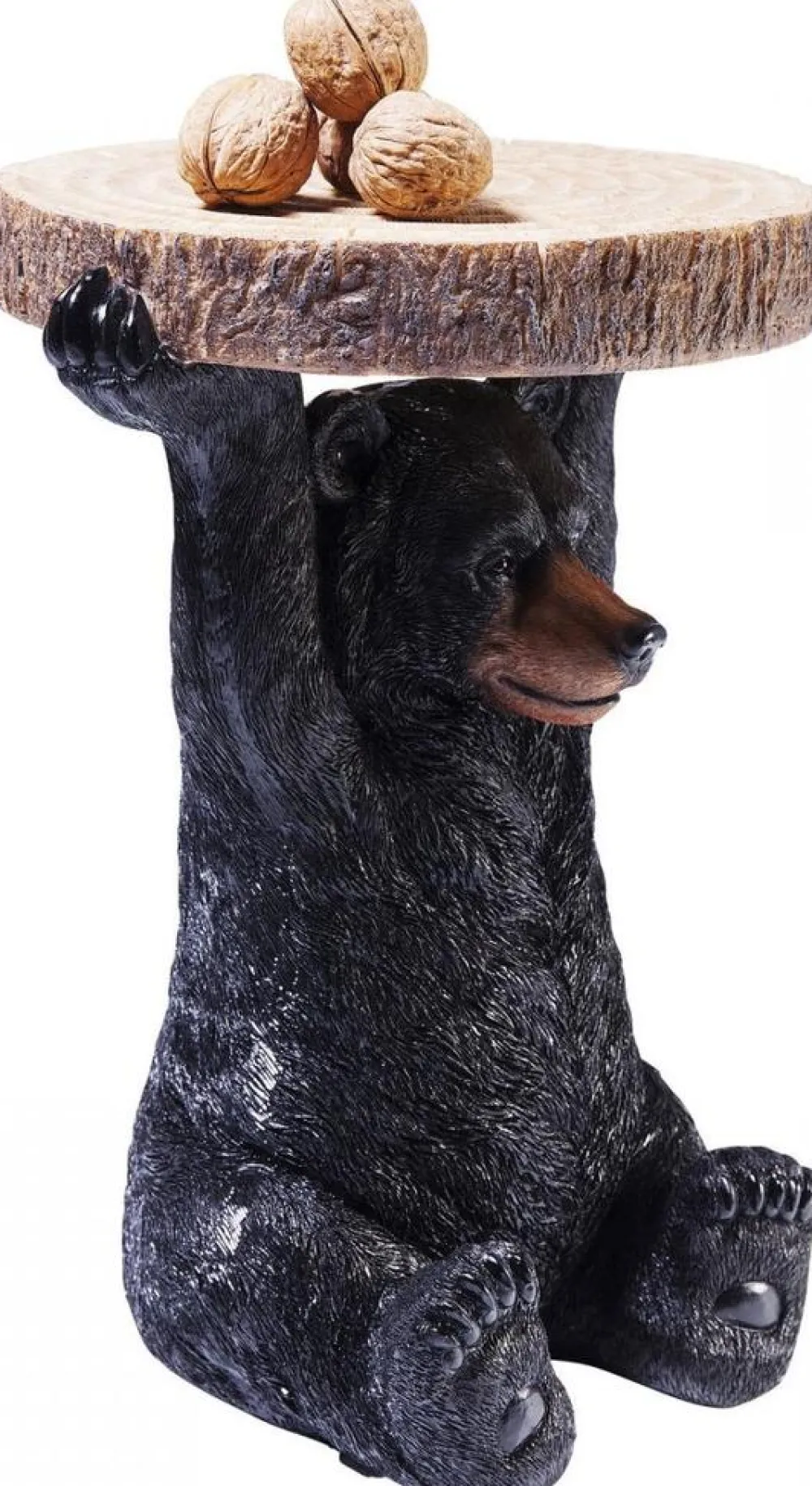 Stoliki Kawowe*KARE Design Stolik Kawowy Animal Mini Bear 25x36 Cm Czarny