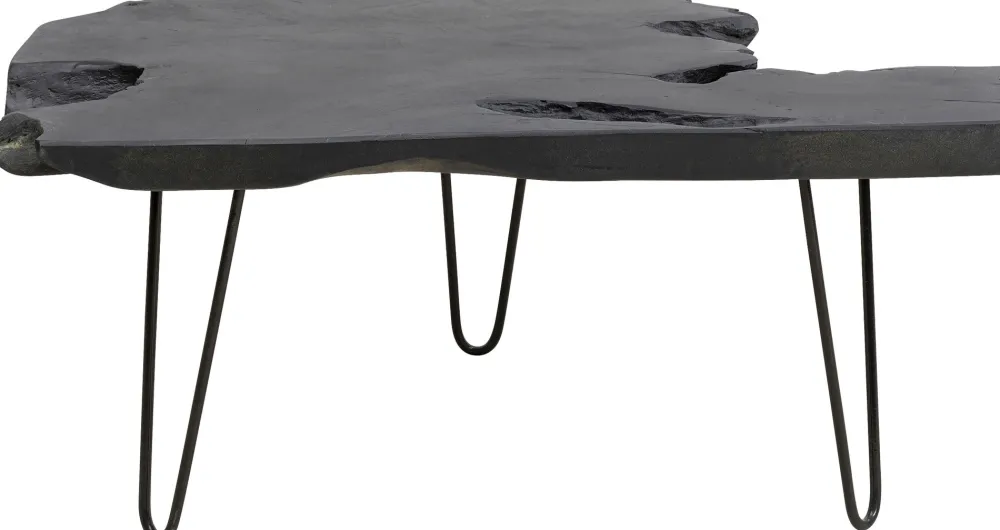 Stoliki Kawowe*KARE Design Stolik Kawowy Aspen 100x40 Cm Czarny