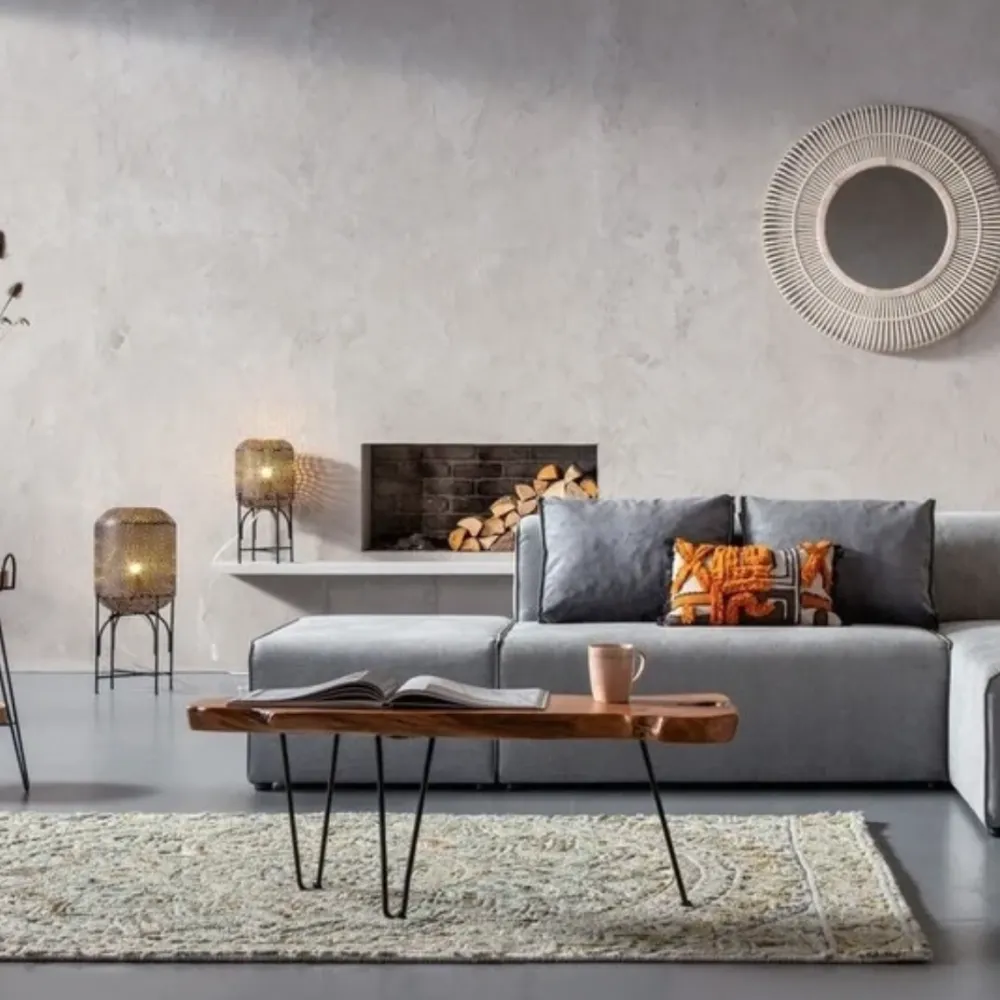 Stoliki Kawowe*KARE Design Stolik Kawowy Aspen 106x40 Cm Drewniany