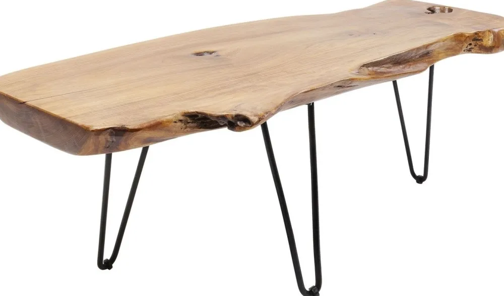 Stoliki Kawowe*KARE Design Stolik Kawowy Aspen 106x40 Cm Drewniany