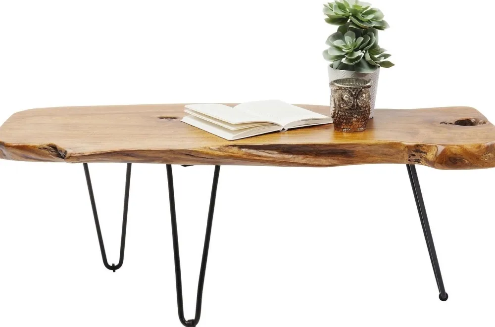 Stoliki Kawowe*KARE Design Stolik Kawowy Aspen 106x40 Cm Drewniany