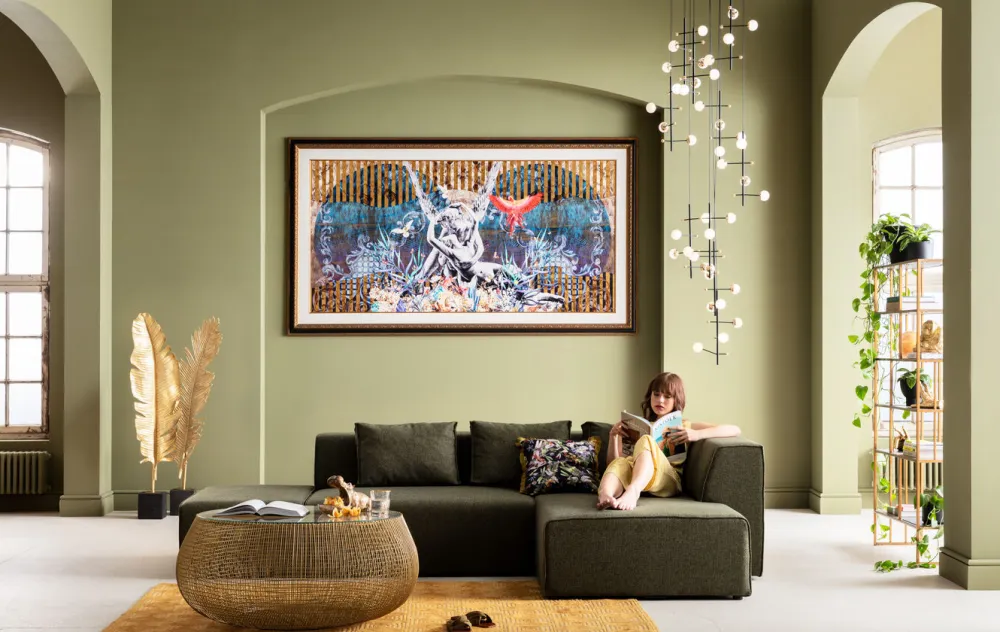Stoliki Kawowe*KARE Design Stolik Kawowy Cesta Ø105 Cm Złoty