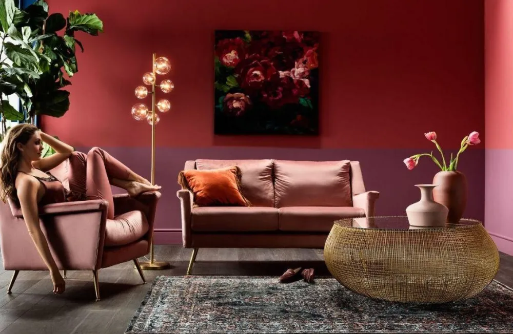 Stoliki Kawowe*KARE Design Stolik Kawowy Cesta Ø105 Cm Złoty