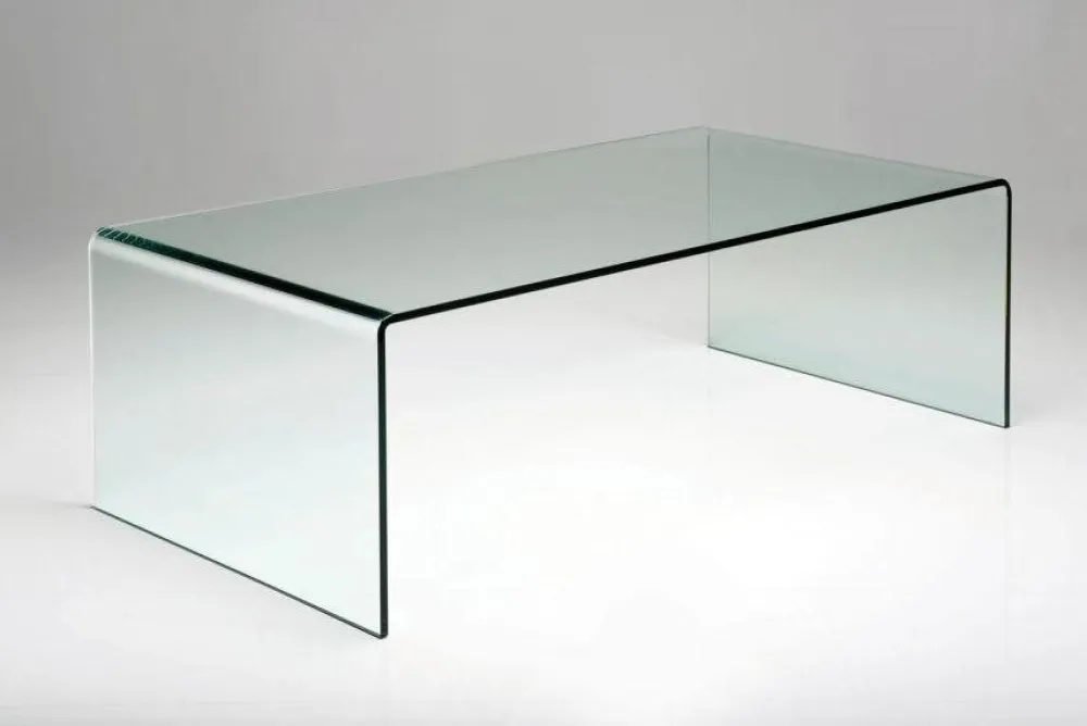 Stoliki Kawowe*KARE Design Stolik Kawowy Clear Club 120x60 Cm Ciemnoszary Transparentny