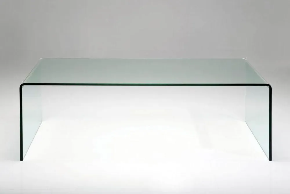 Stoliki Kawowe*KARE Design Stolik Kawowy Clear Club 120x60 Cm Ciemnoszary Transparentny
