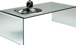 Stoliki Kawowe*KARE Design Stolik Kawowy Clear Club 120x60 Cm Ciemnoszary Transparentny