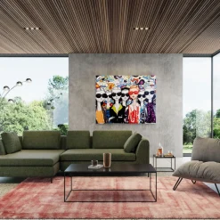 Stoliki Kawowe*KARE Design Stolik Kawowy Key West 120x60 Cm Czarny - Blat Marmur