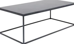 Stoliki Kawowe*KARE Design Stolik Kawowy Key West 120x60 Cm Czarny - Blat Marmur