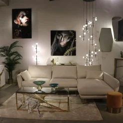 Stoliki Kawowe*KARE Design Stolik Kawowy Laser 120x60 Cm Złoty