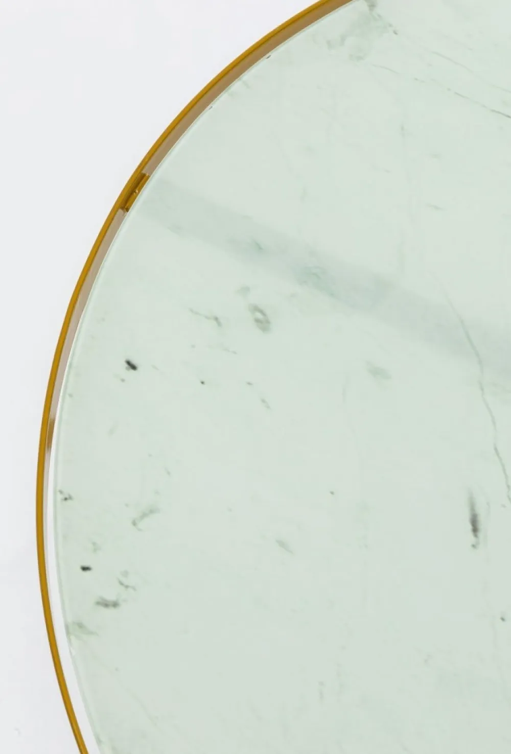 Stoliki Kawowe*KARE Design Stolik Kawowy Marble Ø55xH38 Cm Złoty