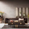 Stoliki Kawowe*KARE Design Stolik Kawowy Osaka 137x77 Cm Brązowy