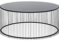 Stoliki Kawowe*KARE Design Stolik Kawowy Wire Uno 90x60 Cm Czarny