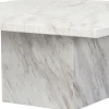 Stoliki Kawowe*KARE Design Stolik Kawowy Wygląd Marmuru Blat Kwadratowy 100x100 Cm