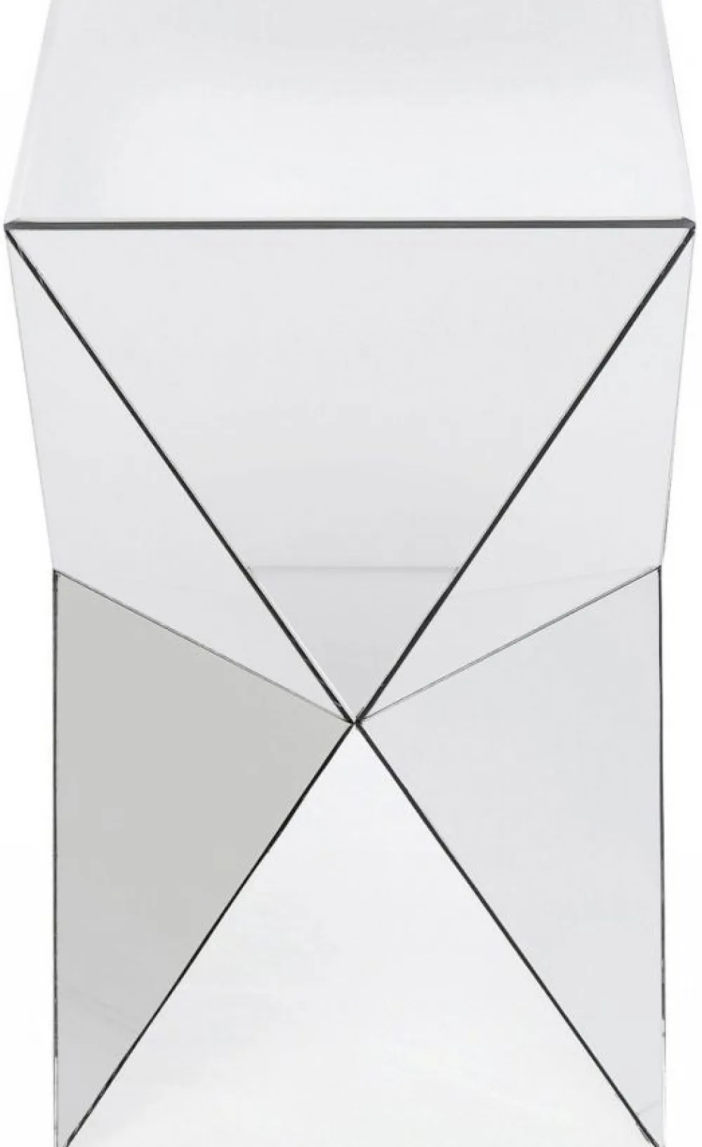 Stoliki Kawowe*KARE Design Stolik Luxury 32x54 Cm Lustrzany