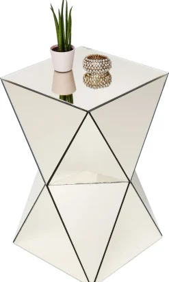 Stoliki Kawowe*KARE Design Stolik Luxury 32x54 Cm Lustrzany Szampański