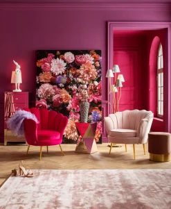 Stoliki Kawowe*KARE Design Stolik Luxury 32x54 Cm Lustrzany Szampański