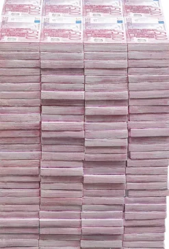 Stoliki Kawowe*KARE Design Stolik Pomocniczy Banknoty Euro 29x38 Cm