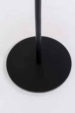 Stoliki Kawowe*KARE Design Stolik Pomocniczy Blat Szklany Pomarańczowy Podstawa Czarna Stalowa 30xH50 Cm