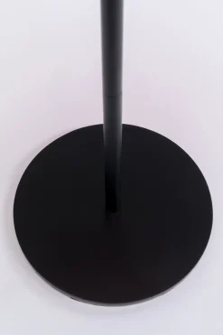 Stoliki Kawowe*KARE Design Stolik Pomocniczy Blat Szklany Czerwony Podstawa Czarna Stalowa 30xH50 Cm