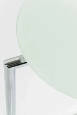 Stoliki Kawowe*KARE Design Stolik Pomocniczy Easy Living Ø46 Cm Transparentno-srebrny