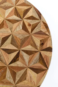 Stoliki Kawowe*KARE Design Stolik Pomocniczy MDF I Stal Brązowy Ø40x50 Cm