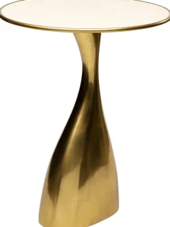 Stoliki Kawowe*KARE Design Stolik Spacey Ø36xH46 Cm Aluminium Złoty