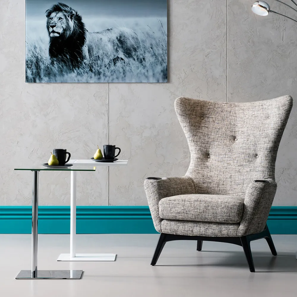 Stoliki Kawowe*KARE Design Stolik West Coast 50x34 Cm Transparentny