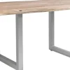 Stoły*KARE Design Stół Pure Nature 160x80 Cm Drewniano-srebrny
