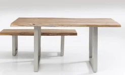 Stoły*KARE Design Stół Pure Nature 160x80 Cm Drewniano-srebrny