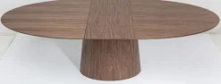 Stoły*KARE Design Stół Rozkładany Benvenuto 200-250x110 Cm Orzech Włoski