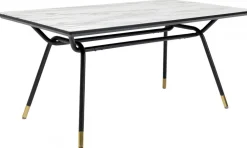 Stoły*KARE Design Stół South Beach 160x90 Cm Blat Szklany