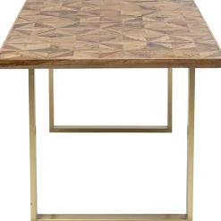 Stoły*KARE Design Stół Stars 180x90 Cm Nogi Mosiężne