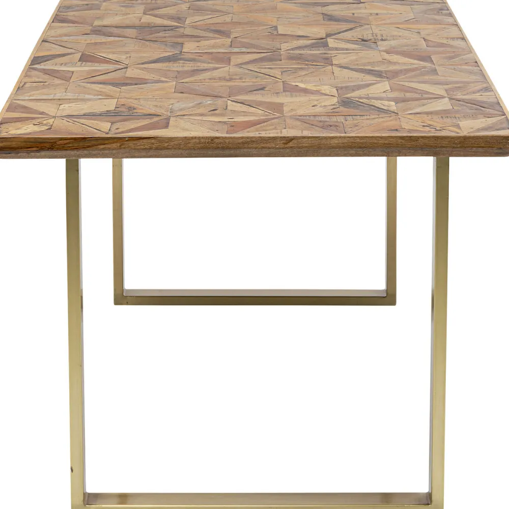 Stoły*KARE Design Stół Stars 180x90 Cm Nogi Mosiężne