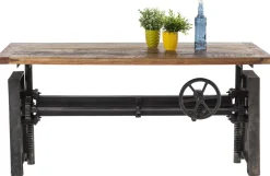 Stoły*KARE Design Stół Steamboat Econo 160x80 Cm Drewniano-czarny