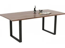 Stoły*KARE Design Stół Symphony Walnut 200x100 Cm Akacja Nogi Stalowe