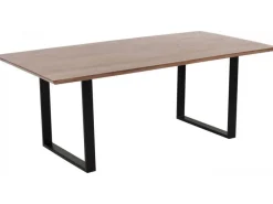 Stoły*KARE Design Stół Symphony Walnut 200x100 Cm Akacja Nogi Czarne