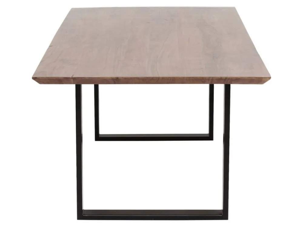 Stoły*KARE Design Stół Symphony Walnut 200x100 Cm Akacja Nogi Czarne