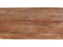 Stoły*KARE Design Stół Symphony Walnut 200x100 Cm Akacja Nogi Czarne
