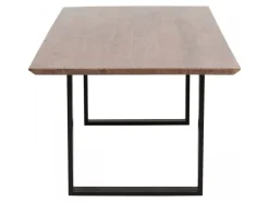 Stoły*KARE Design Stół Symphony Walnut 160x80 Cm Akacja Nogi Czarne