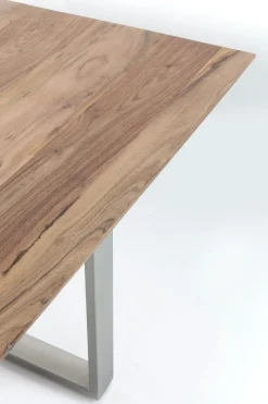 Stoły*KARE Design Stół Symphony 180x90 Cm Akacja Nogi Chromowe