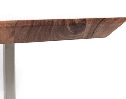 Stoły*KARE Design Stół Symphony 180x90 Cm Akacja Nogi Chromowe