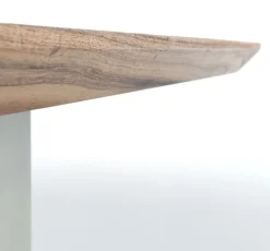 Stoły*KARE Design Stół Symphony 160x80 Cm Akacja Nogi Chromowe